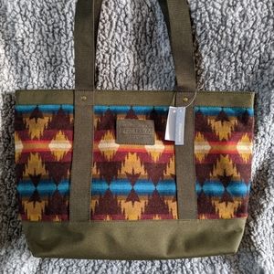 Pendleton zip tote